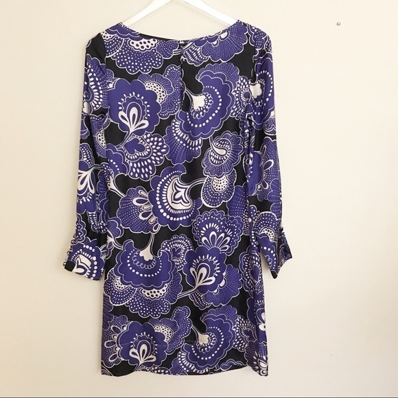 Banana Republic 100%silk dress; covered buttons 6P - Picture 2 of 8
